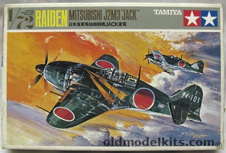 Tamiya 1/72 Mitsubishi J2M3 Raiden 'Jack', FA103-100 plastic model kit